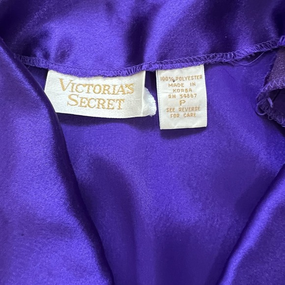 Vintage Victoria Secret Pajamas Womens‎ Medium Loungewear Satin 2 Piece Small/P - Picture 4 of 12